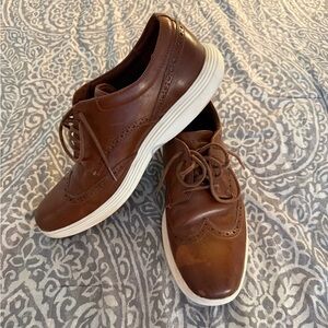 Cole Haan Brown Leather Men's Oxfords